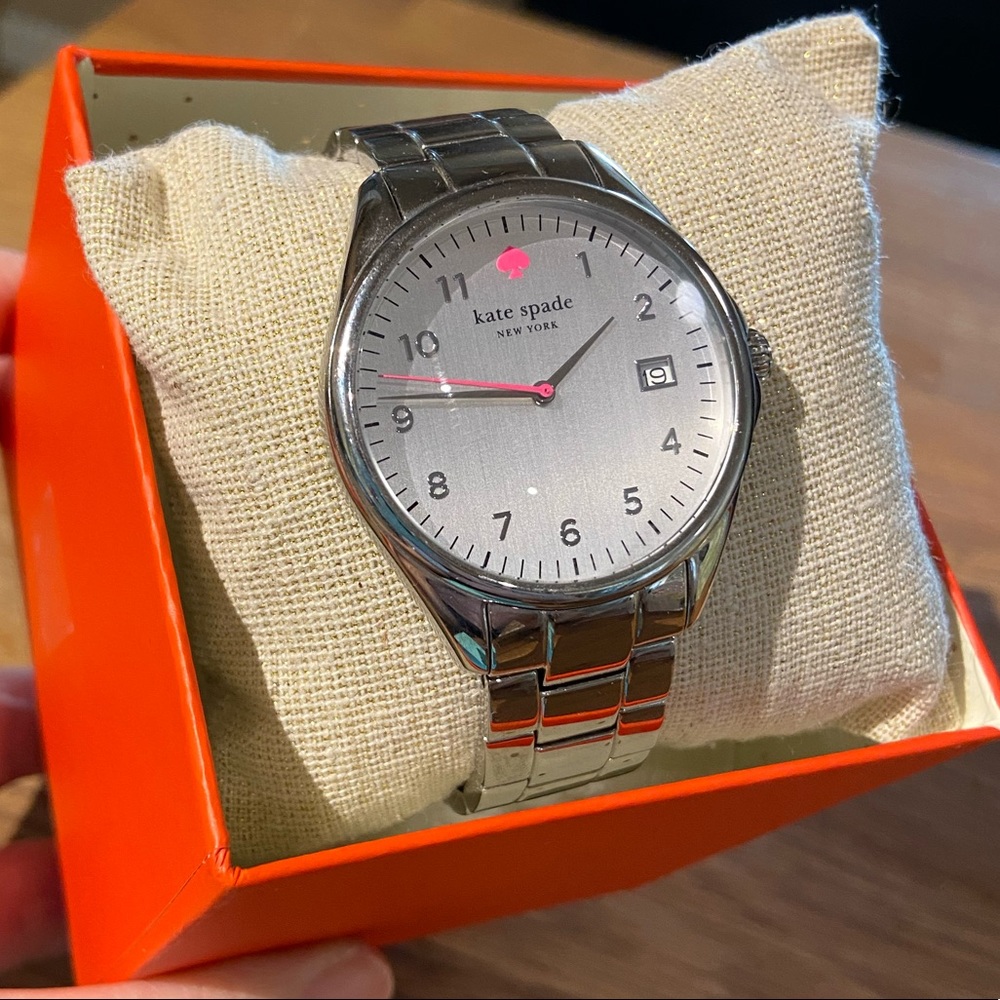 Silver Kate Spade bracelet watch